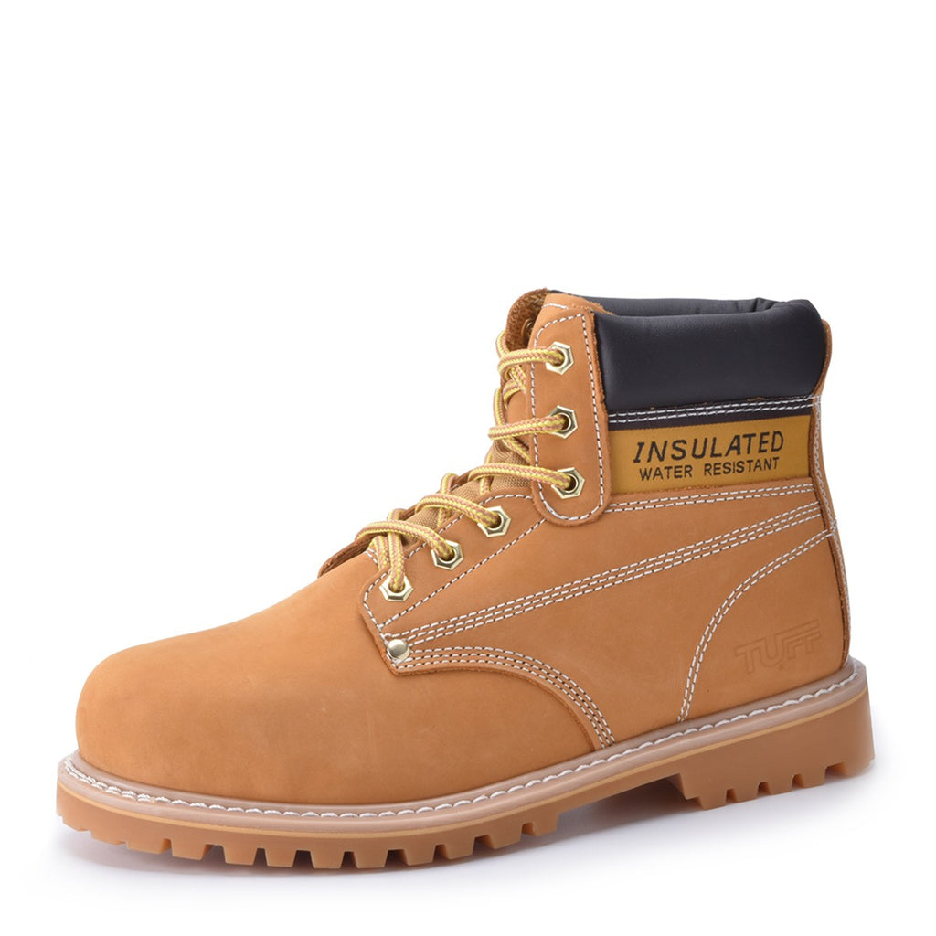 TUFF - Men Premium Full Grain Leather Work Boot -   W771