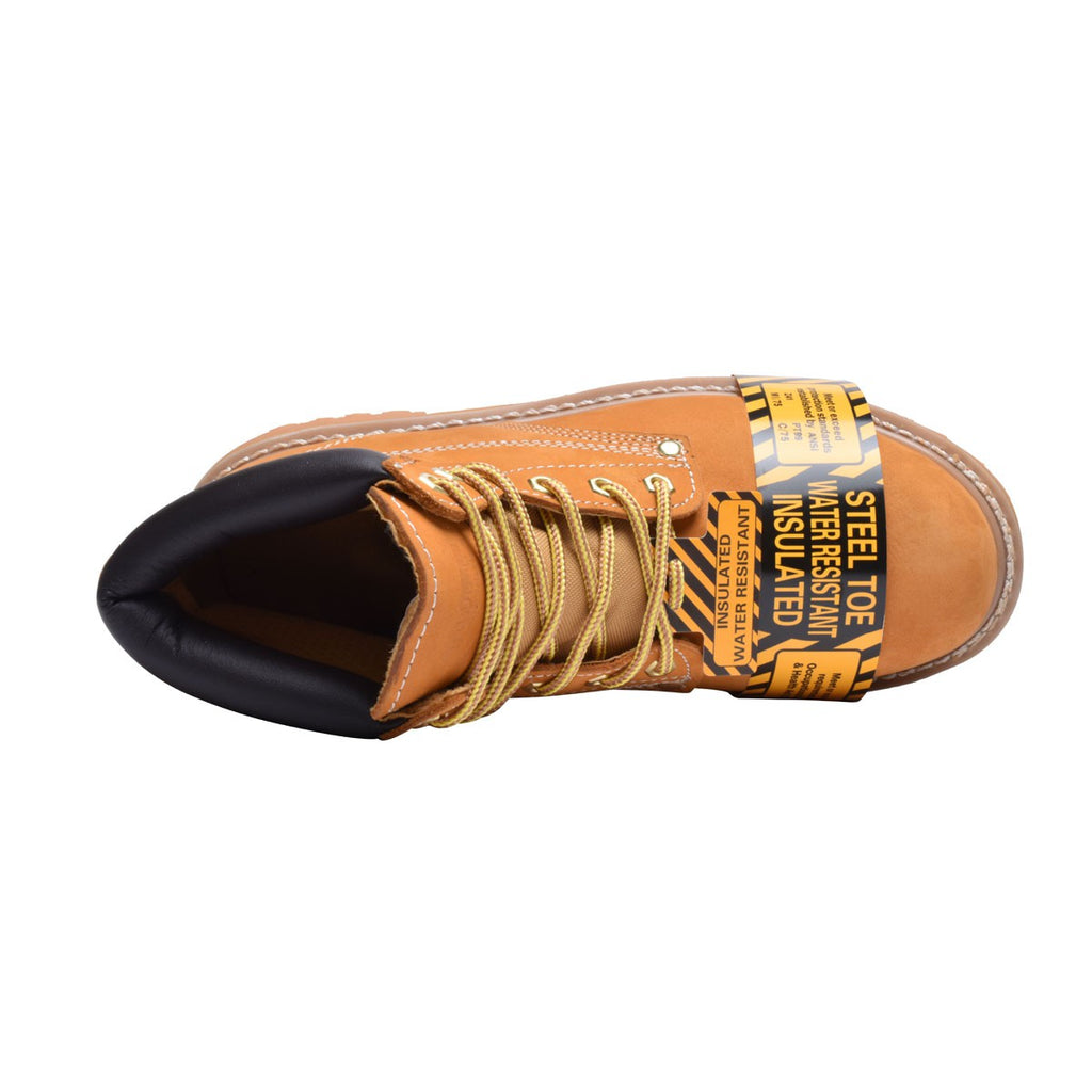 TUFF - Mens Steel Toe Leather Work Boots - W786-ST