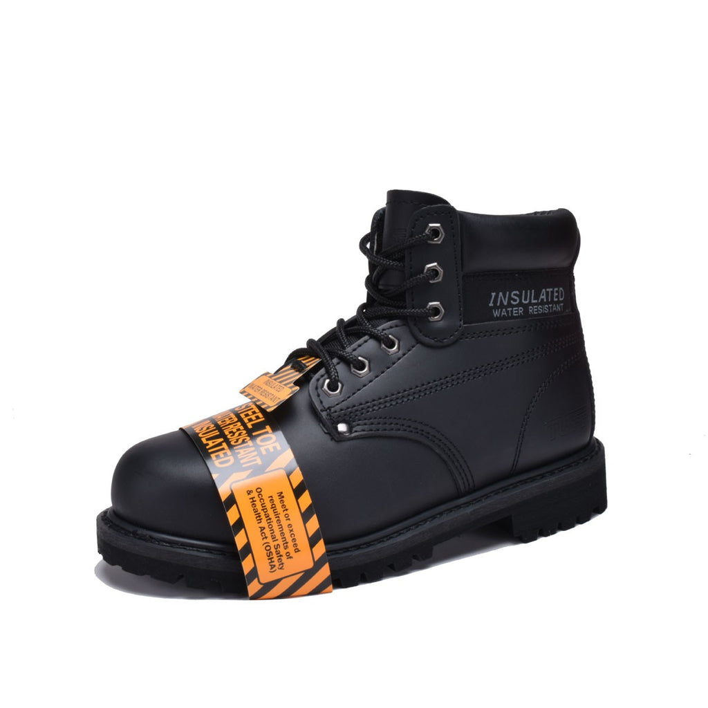 TUFF - Mens Steel Toe Leather Work Boots - W787-ST