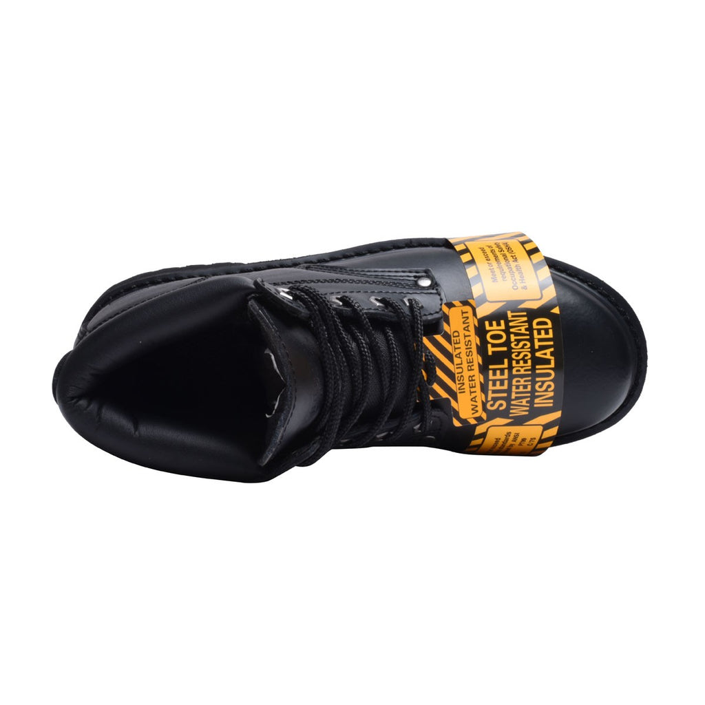 TUFF - Mens Steel Toe Leather Work Boots - W787-ST