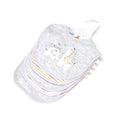 5 Pack Soft Cotton Poly Embroidered Baby Bibs