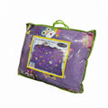 Smiling Home - Soft 100% Polyester Borrego Crib Blanket - Purple Owl