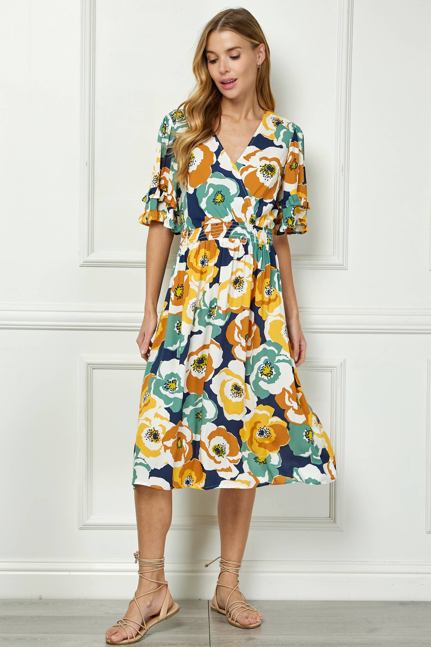 Colección Winslow - Vestido cruzado elegante para mujer inspirado en un kimono - Y973766N90