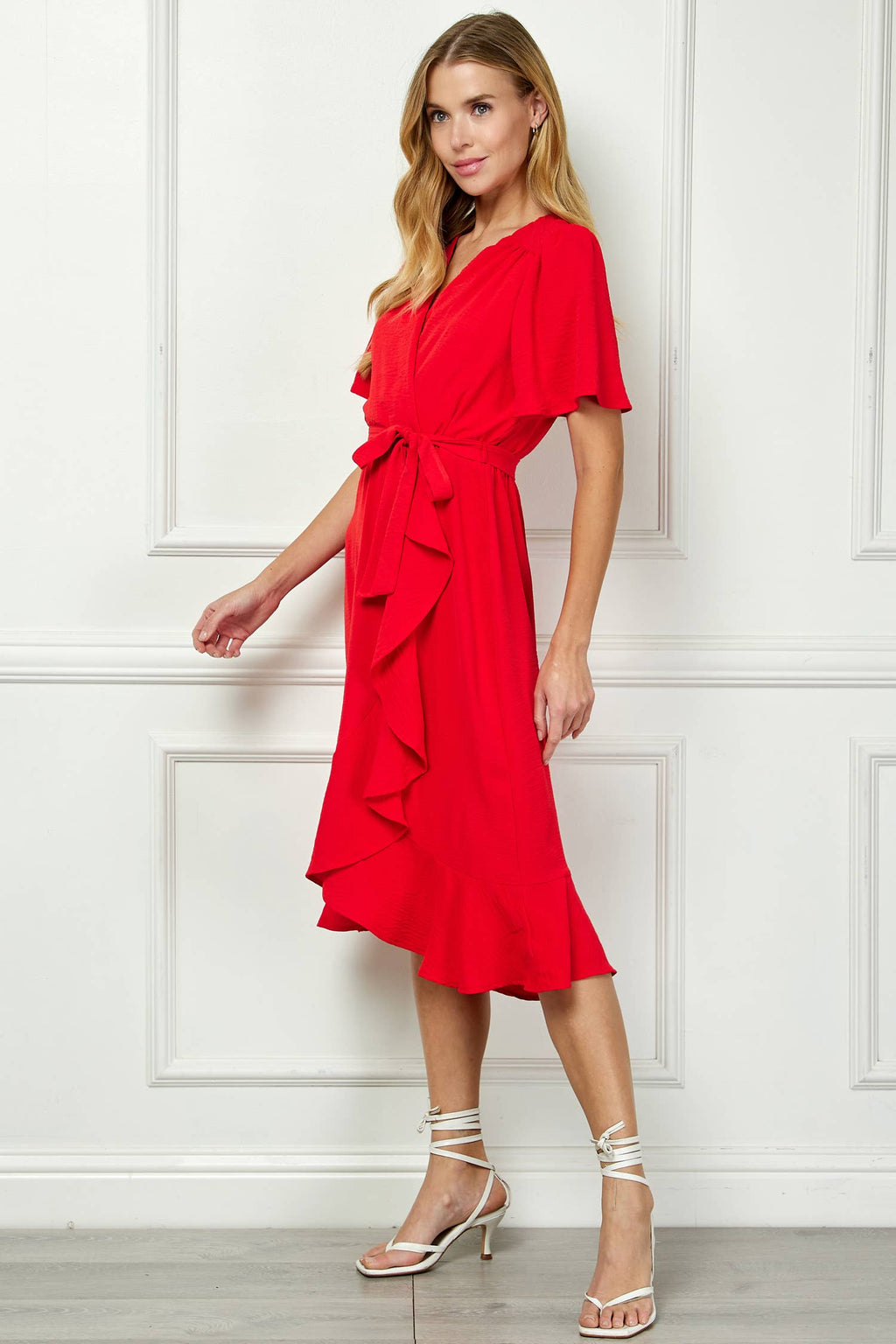 Colección Winslow - Vestido cruzado falso de elegancia clásica para mujer - Y95651P33