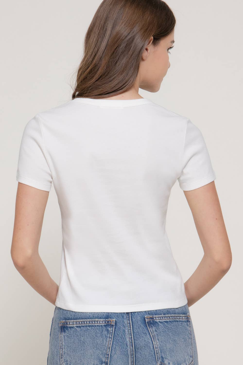 Active USA - Women's Short Sleeve Crew Neck Graphic T-Shirt - T15103