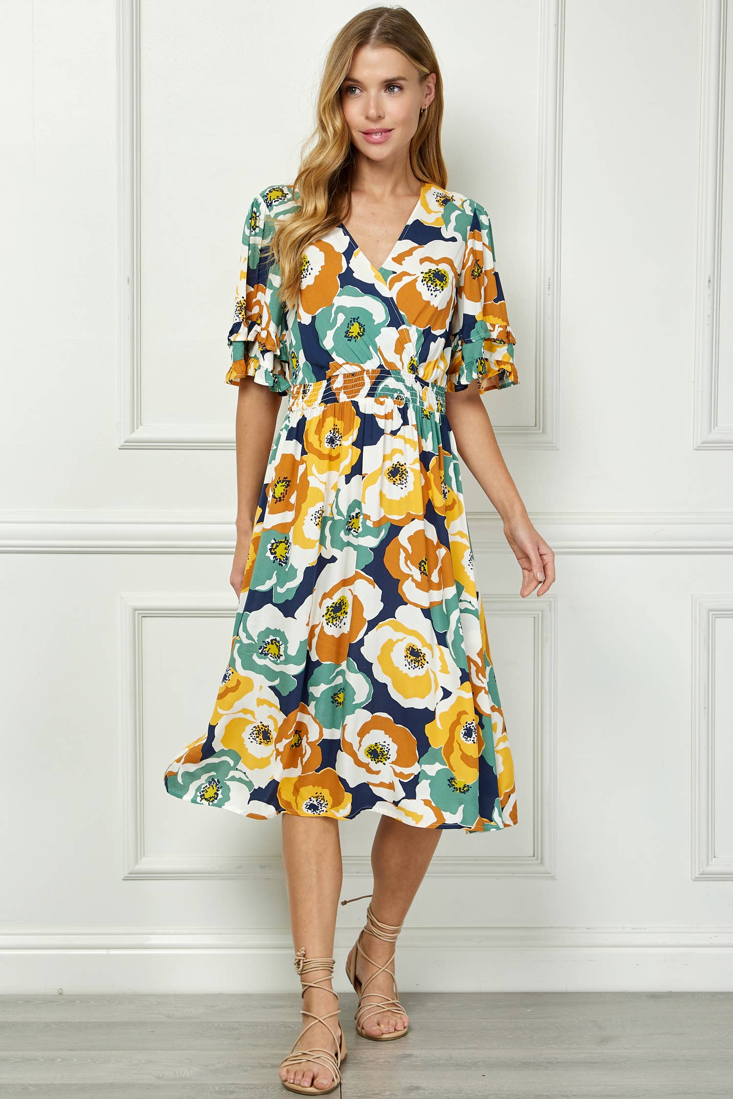 Colección Winslow - Vestido cruzado elegante para mujer inspirado en un kimono - Y973766N90