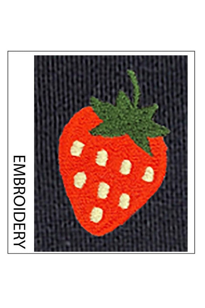 Reflex- Women Crewneck Strawberry All Over Emb- T2032