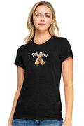 Reflex - Women's Basic Short Sleeve T-shirt With Bear Print - S161