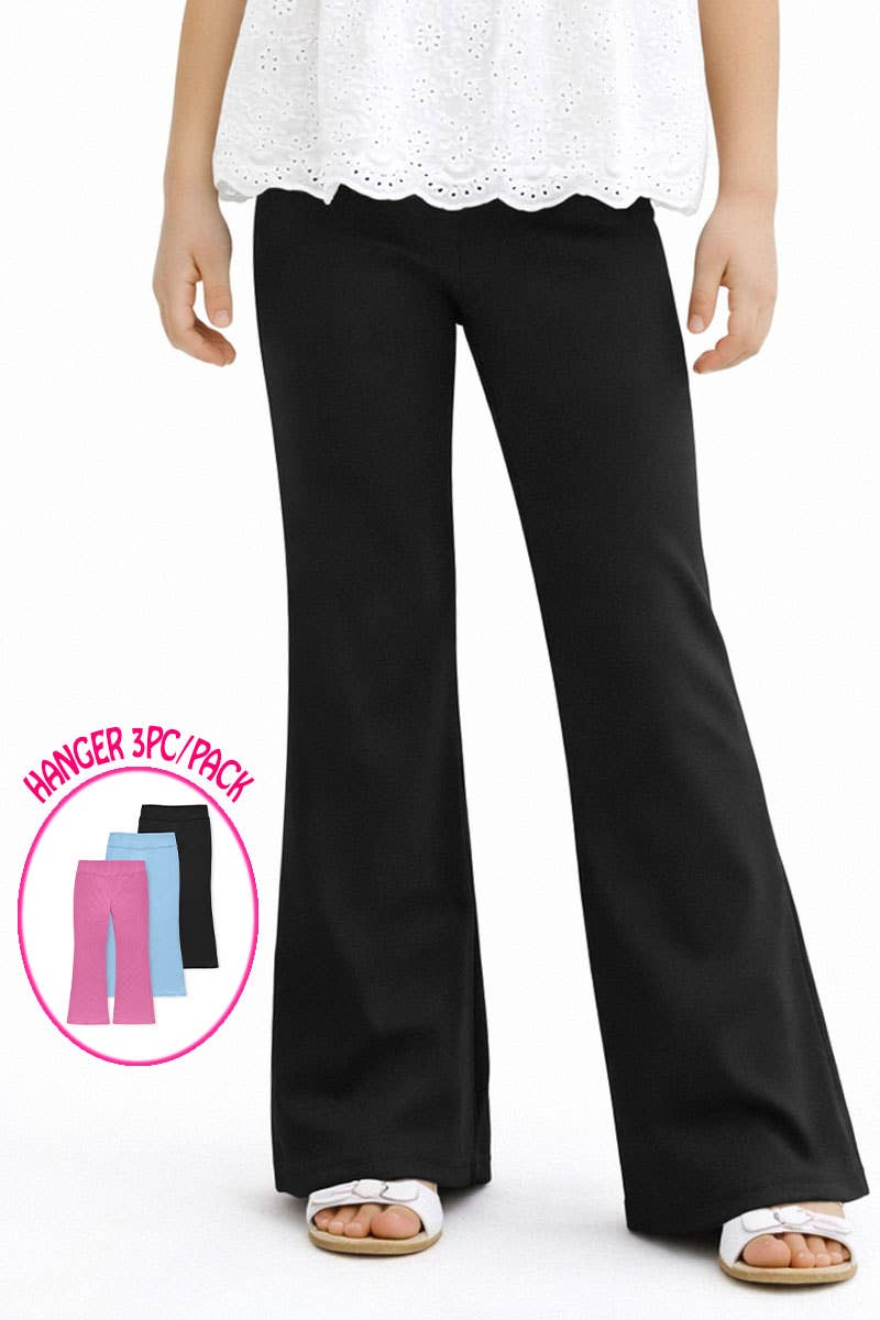 Girl's 3pc Pack Cozy Flare Legging Set - GLP-Y26-89515B