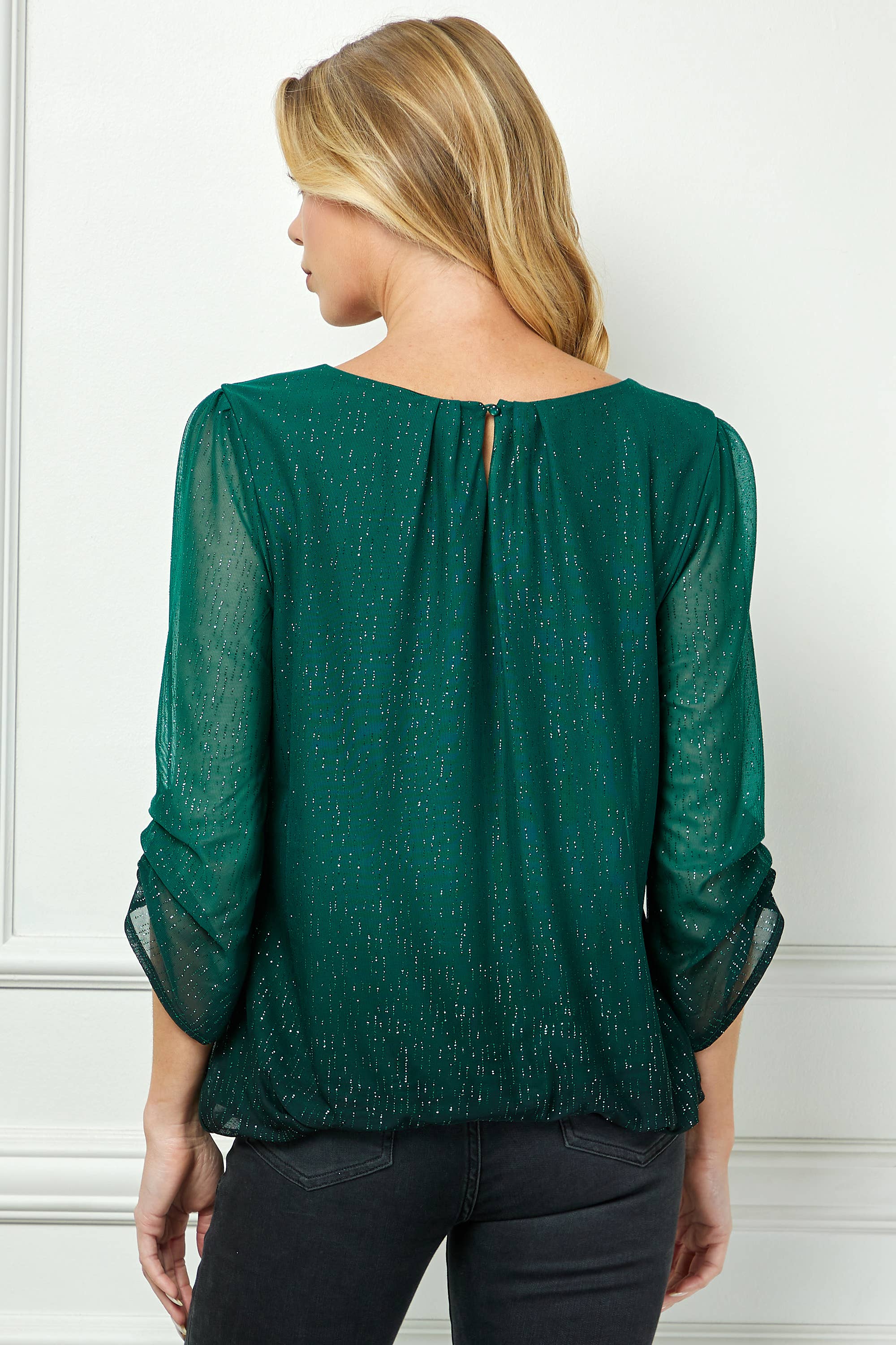 Winslow Collection - Women’s Radiance Ombre Sparkle Blouse - G51014U122