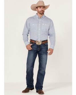 Wrangler - Camisa de manga larga de la colección George Strait para hombre - 112314984