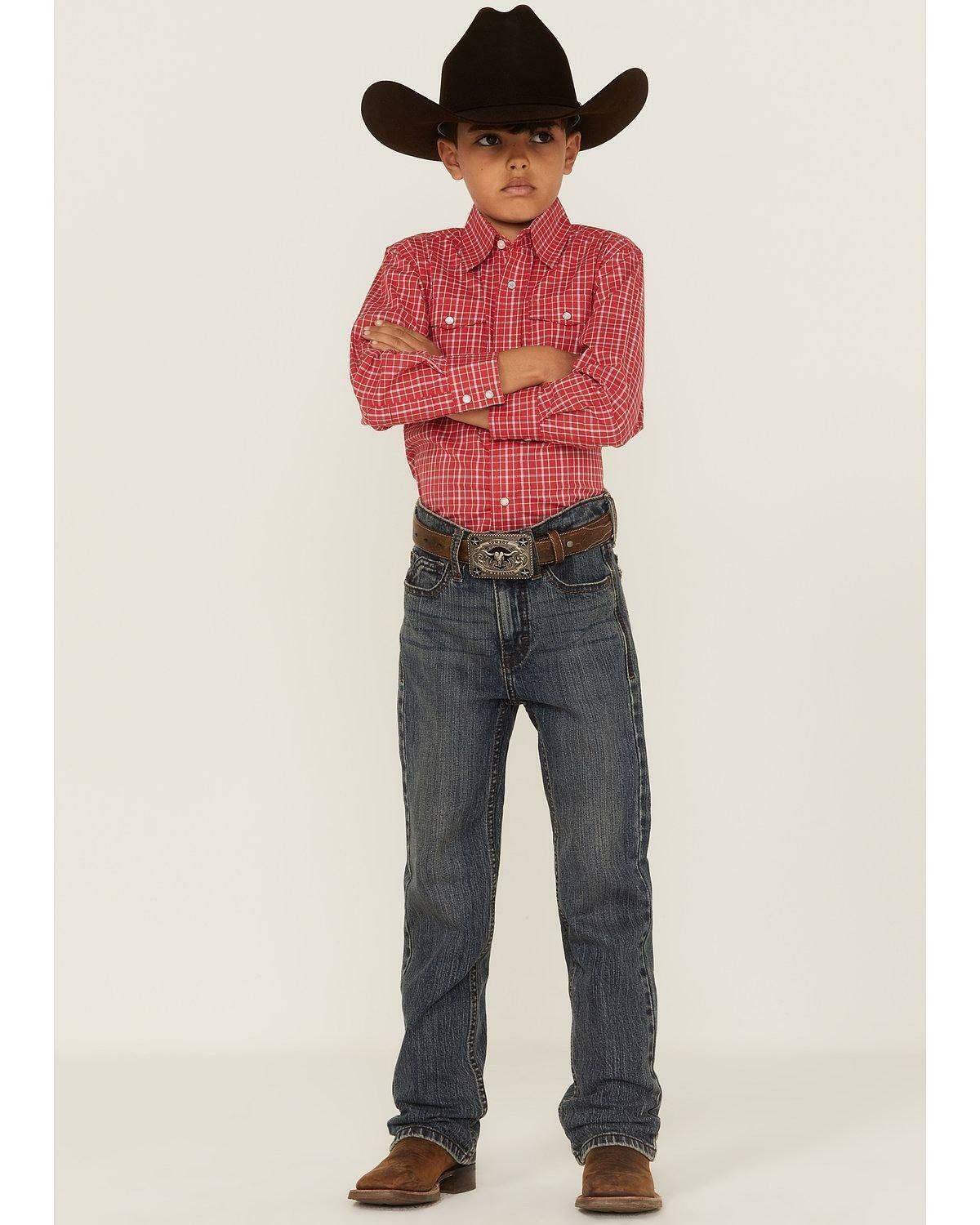 Wrangler - Boys Wrinkle Resistant Shirt - BWR427R