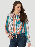 Wrangler - Camisas Retro Western para Mujer - LW5013M