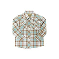 Wrangler - Boys Retro Long Sleeve Snap Shirt - 112314913