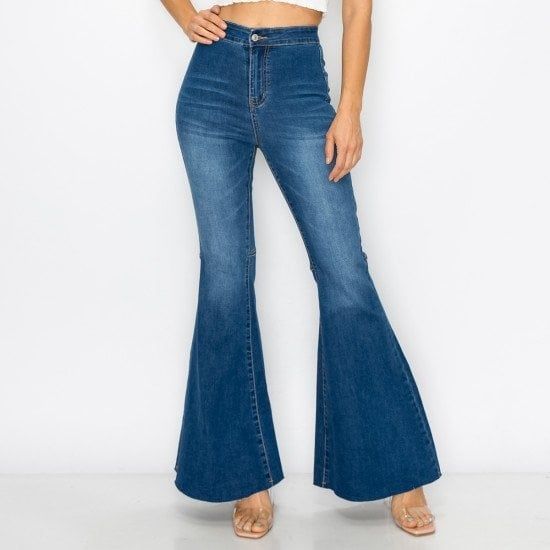 Wax Jean - Women's Super Flare Jeans - 90280