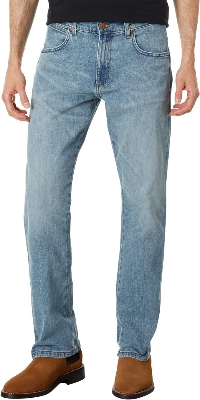 Wrangler - Vaqueros rectos ajustados Retro Premium para hombre - 112330383