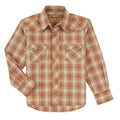 Wrangler - Camisa de manga larga con broches retro para niños - BV4031E