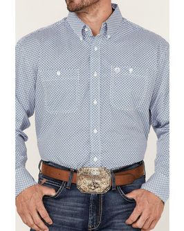 Wrangler - Camisa de manga larga de la colección George Strait para hombre - 112314984