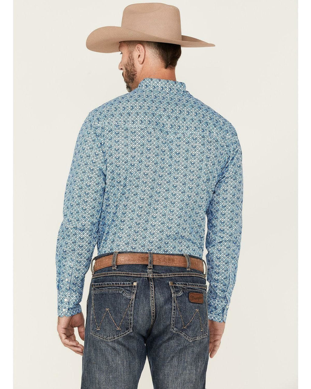 Wrangler - Camisa Western 20X AC de manga larga con broches para hombre - 112314965