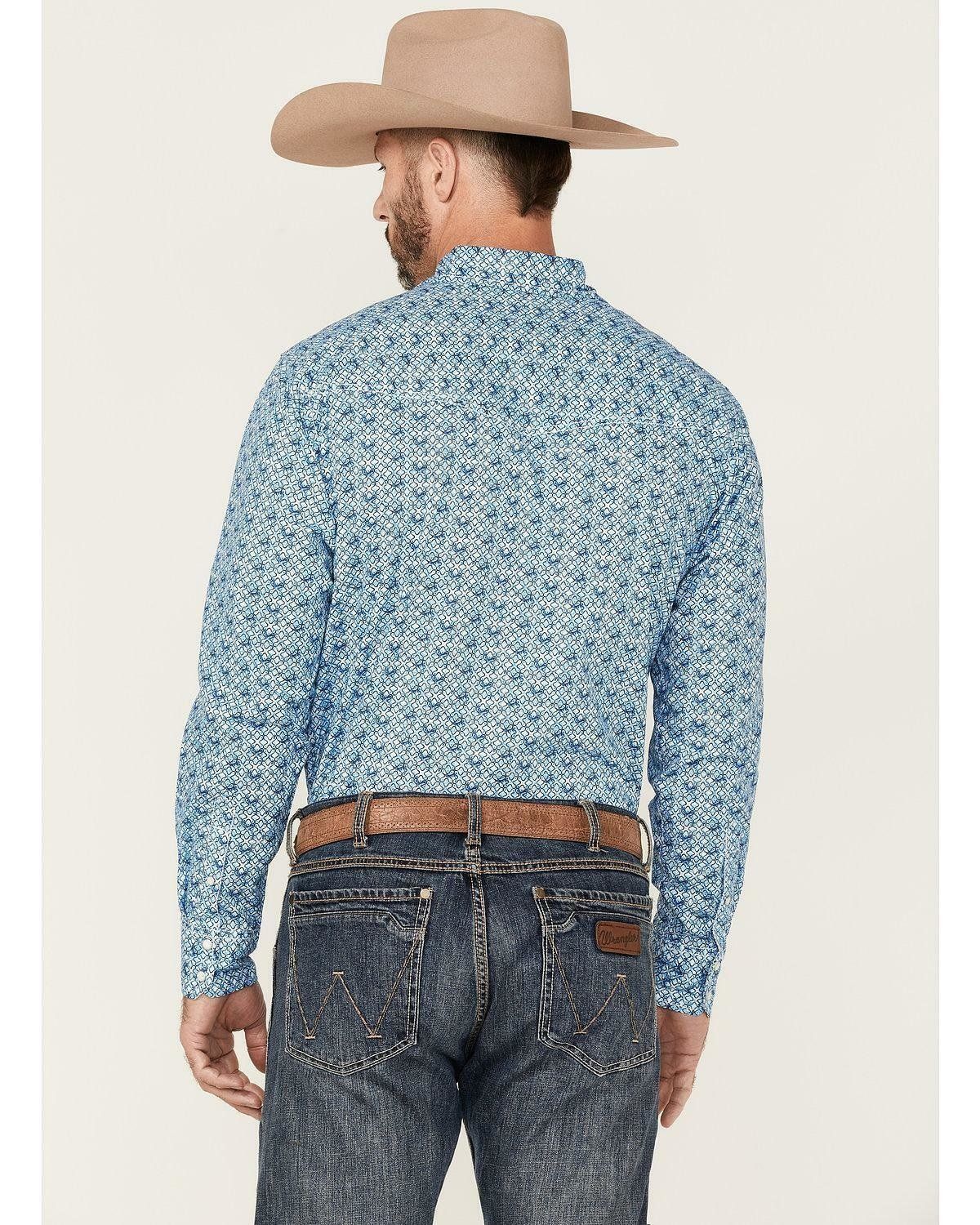 Wrangler - Camisa Western 20X AC de manga larga con broches para hombre - 112314965