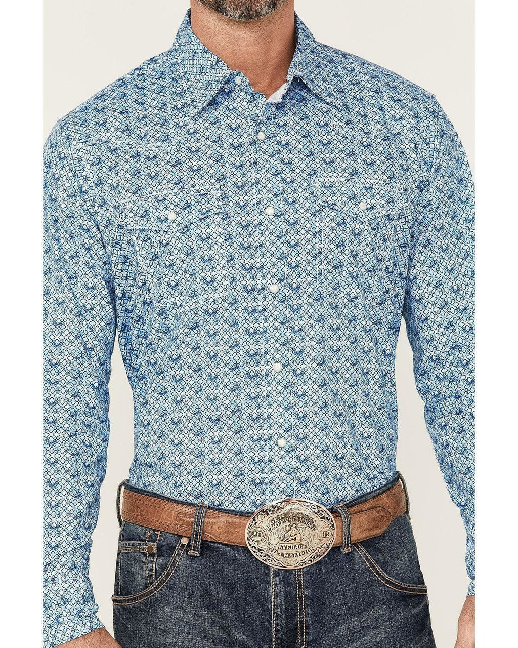 Wrangler - Camisa Western 20X AC de manga larga con broches para hombre - 112314965