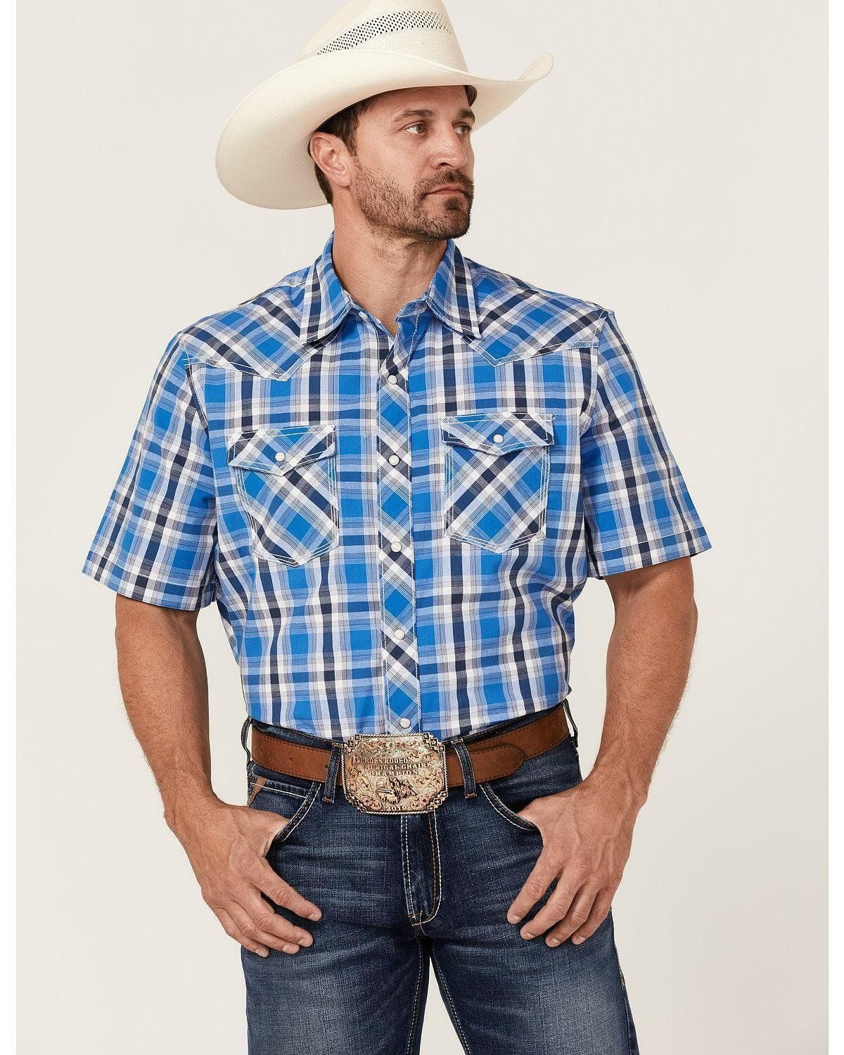 Wrangler - Camisa de manga larga Advanced Comfort 20X Competition para hombre - 112314977