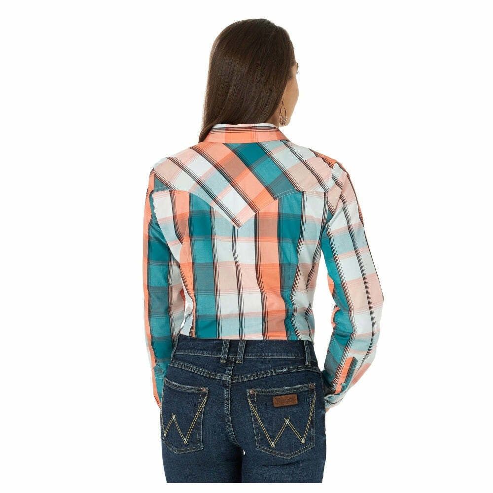 Wrangler - Camisas Retro Western para Mujer - LW5013M