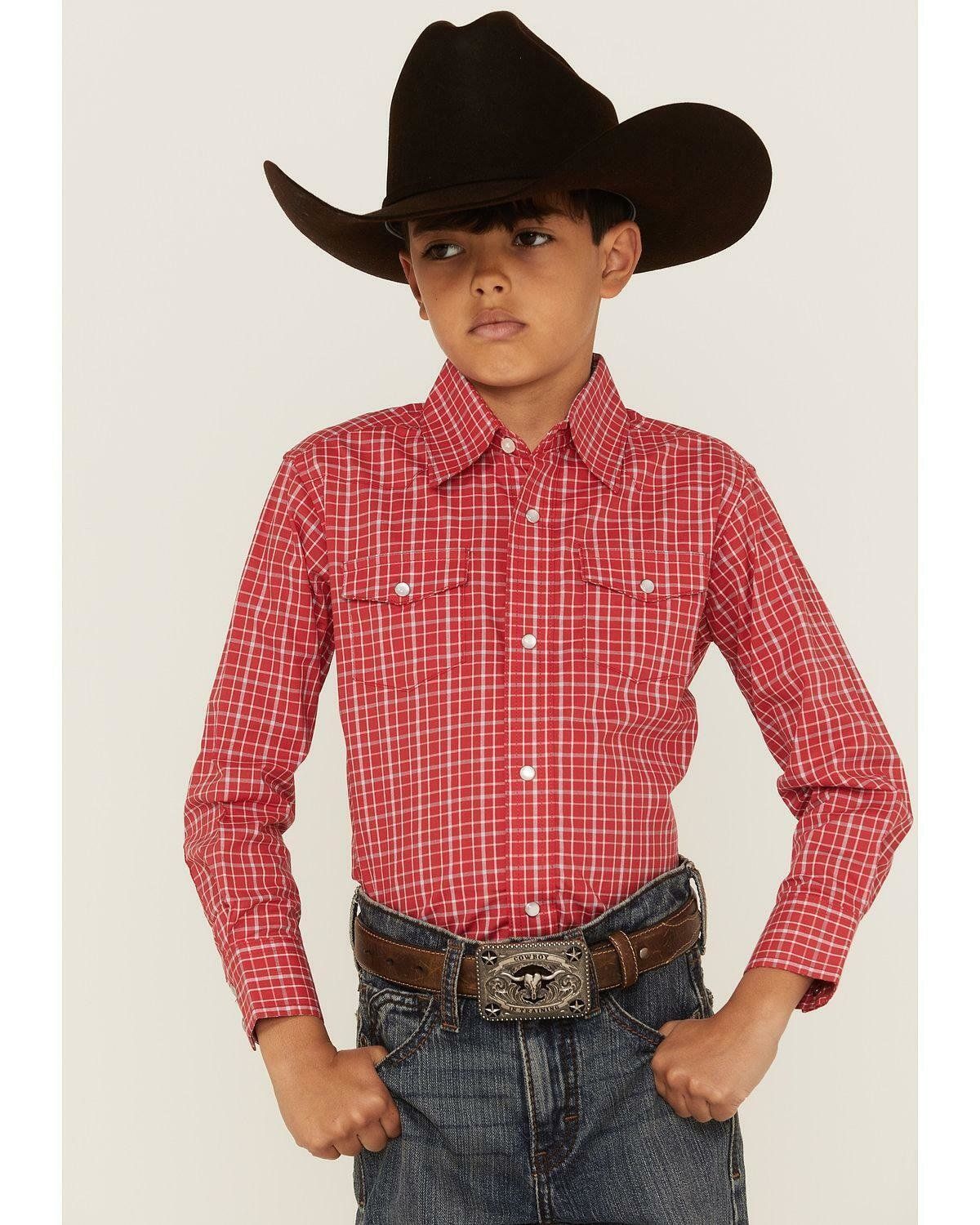 Wrangler - Boys Wrinkle Resistant Shirt - BWR427R