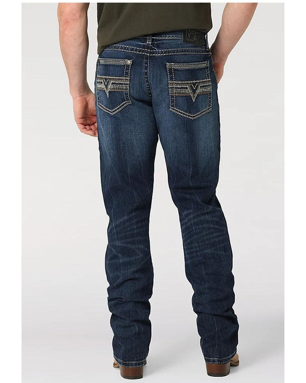 Wrangler - Jeans rectos ajustados Rock 47 para hombre - 112315237