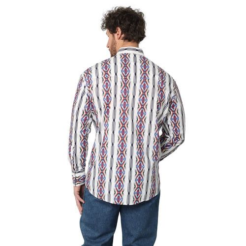 Wrangler - Men's Checotah Long Sleeve Snap Shirt - 112314882