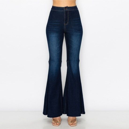 Wax Jean - Women's Super Flare Jeans - 90280
