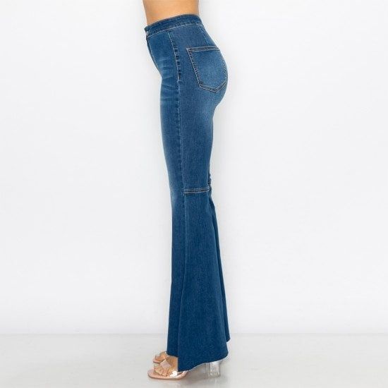 Wax Jean - Women's Super Flare Jeans - 90280