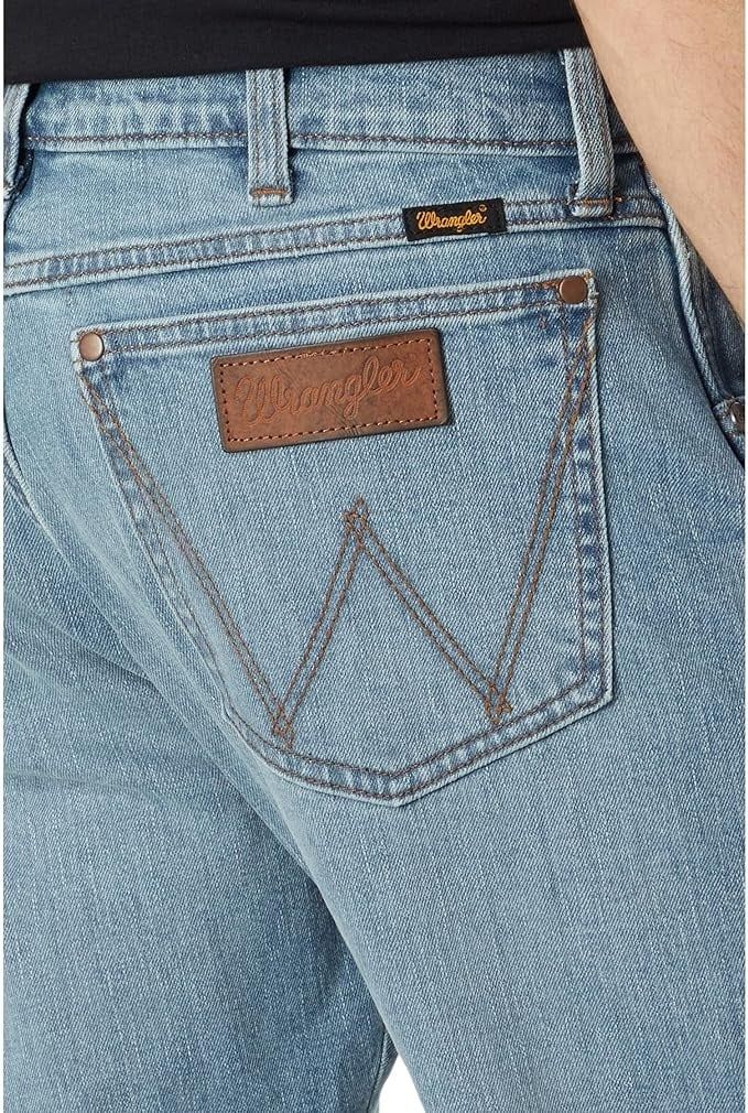 Wrangler - Vaqueros rectos ajustados Retro Premium para hombre - 112330383