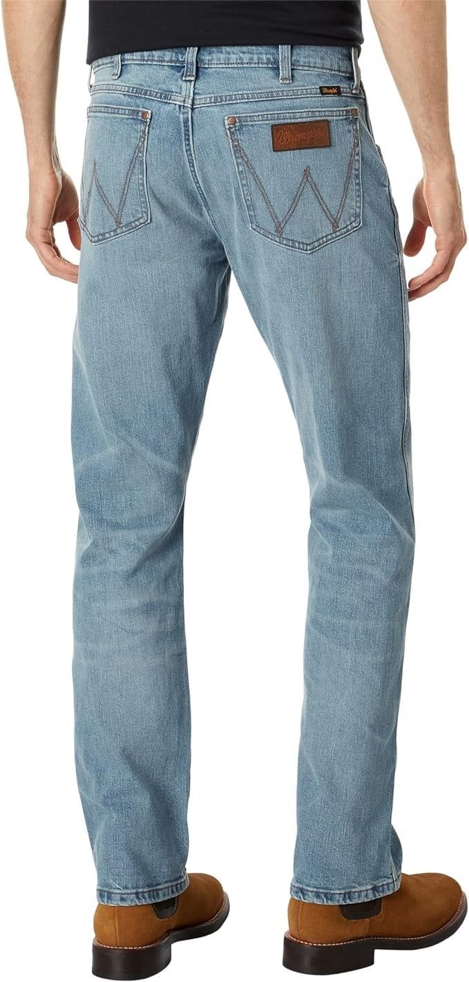 Wrangler - Vaqueros rectos ajustados Retro Premium para hombre - 112330383
