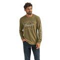 Wrangler - Camiseta de manga larga estampada para hombre - 112350077