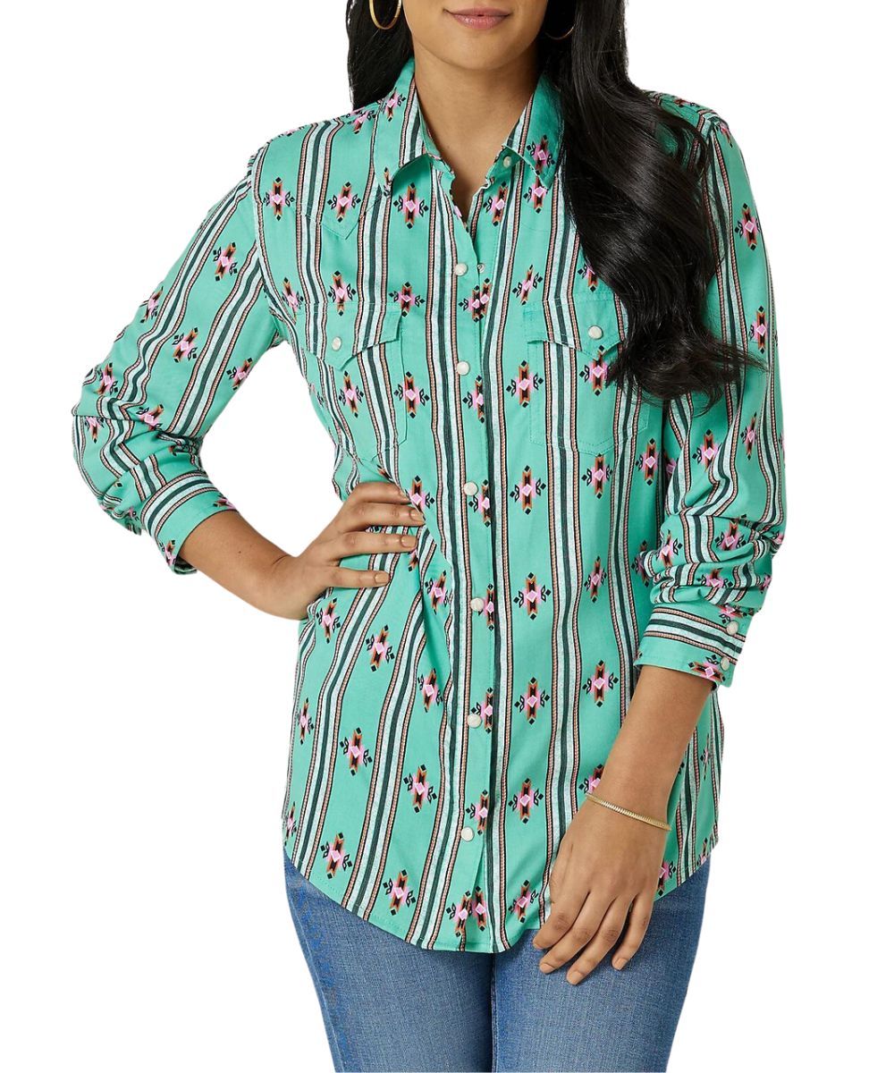 Wrangler - Top Retro® para mujer - 112327247