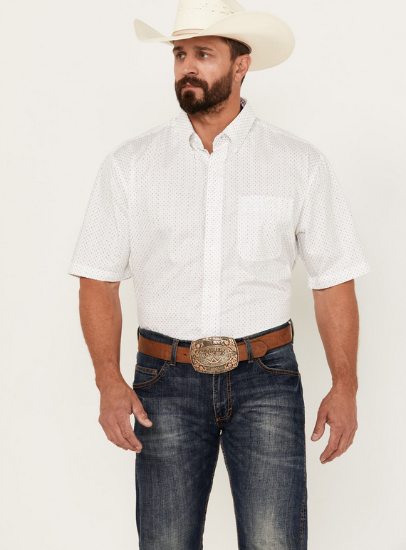 Wrangler - Camisa de manga corta George Strait para hombre - 112327818