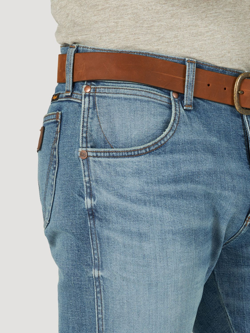 Wrangler - Jeans Retro Verdes Slim Rectos para Hombre - 88MWPGR