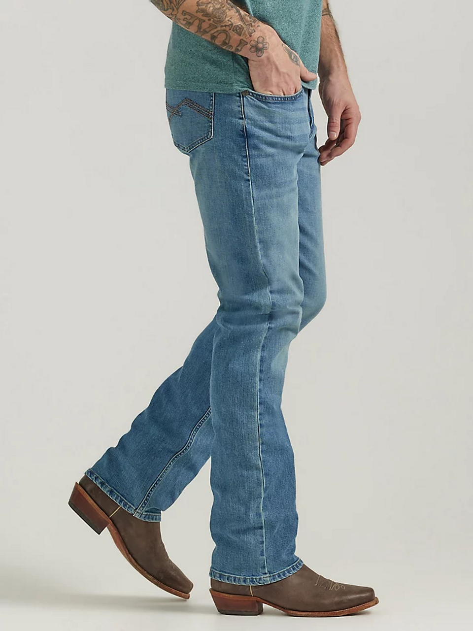 Wrangler - Jeans rectos ajustados 20X Western para hombre - 112330346
