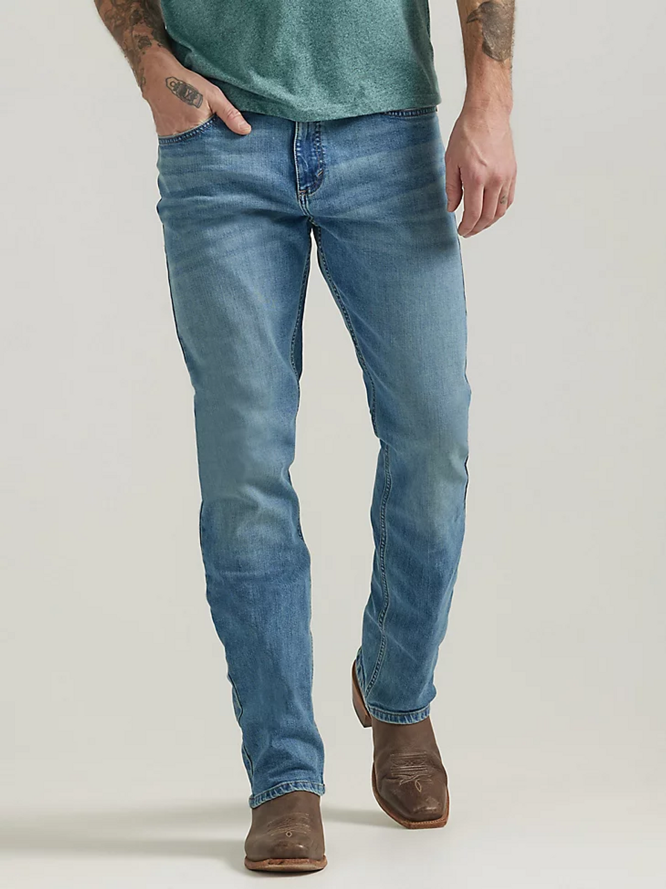 Wrangler - Jeans rectos ajustados 20X Western para hombre - 112330346