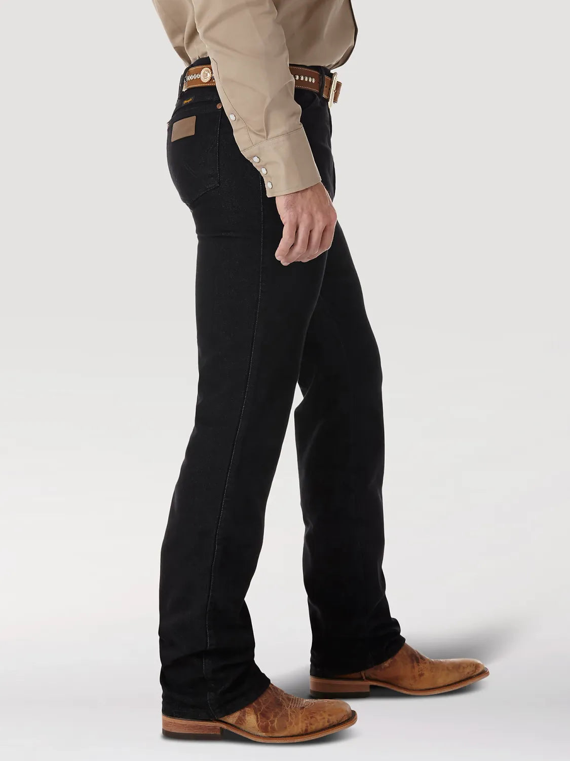 Wrangler - Men's Cowboy Cut Stretch Jean Slim Fit Jeans - 938BLK