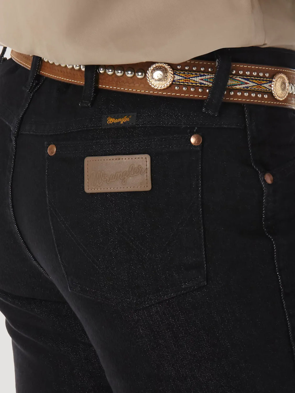 Wrangler - Men's Cowboy Cut Stretch Jean Slim Fit Jeans - 938BLK