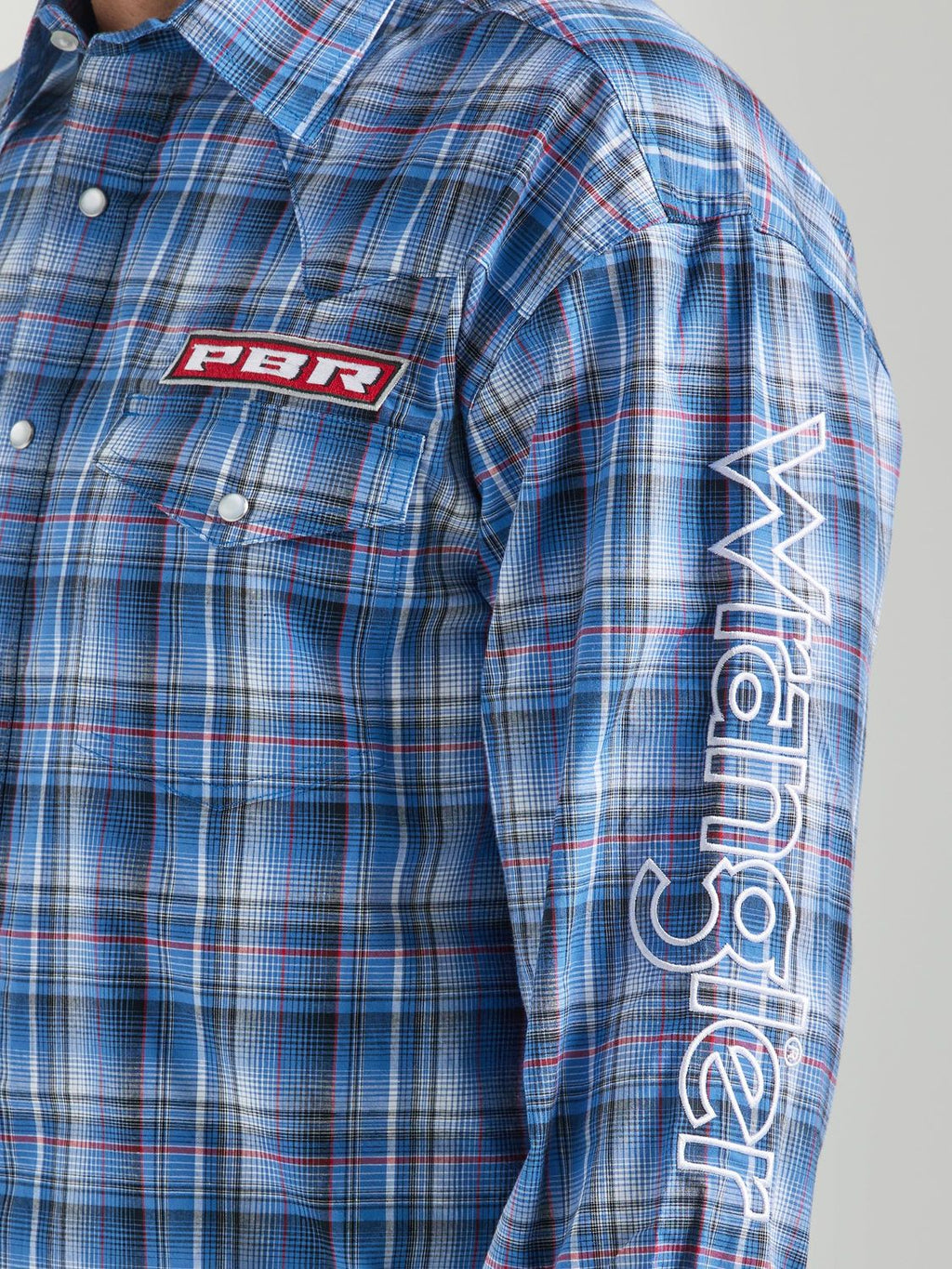 Wrangler - Camisa de manga larga con logo PBR para hombre - 112324696