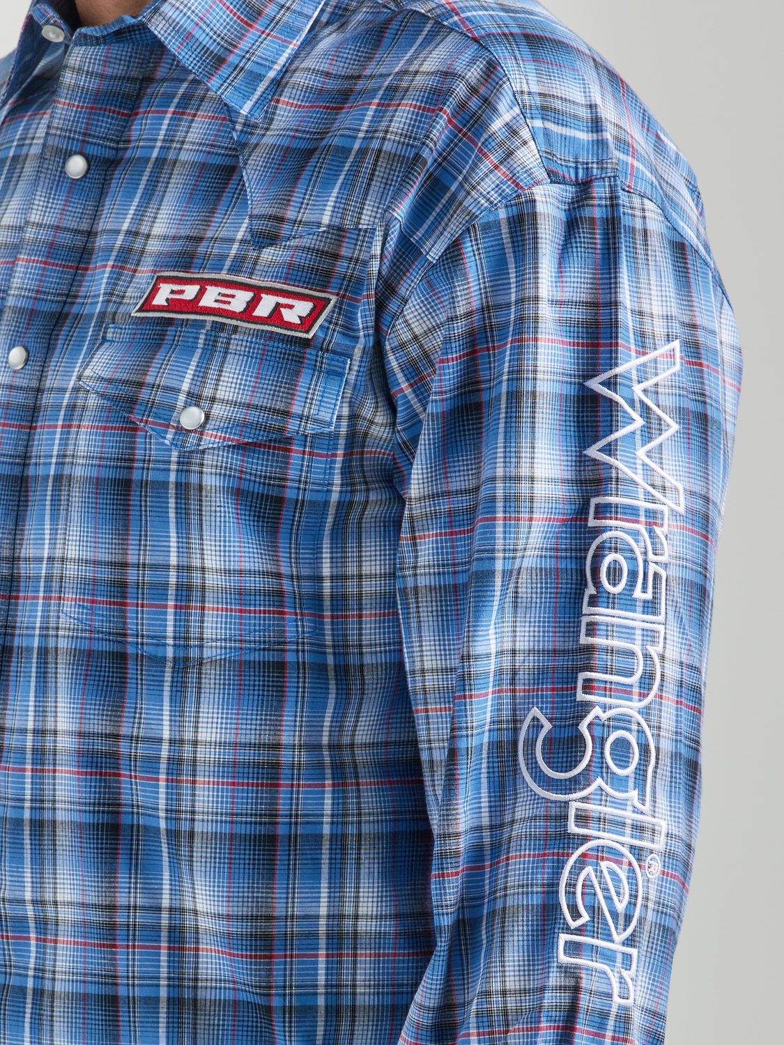 Wrangler - Camisa de manga larga con logo PBR para hombre - 112324696