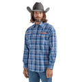 Wrangler - Camisa de manga larga con logo PBR para hombre - 112324696