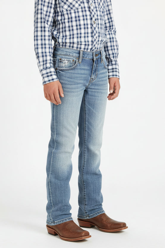 Wrangler - Jean Retro Slim Recto para Niño - 112314626