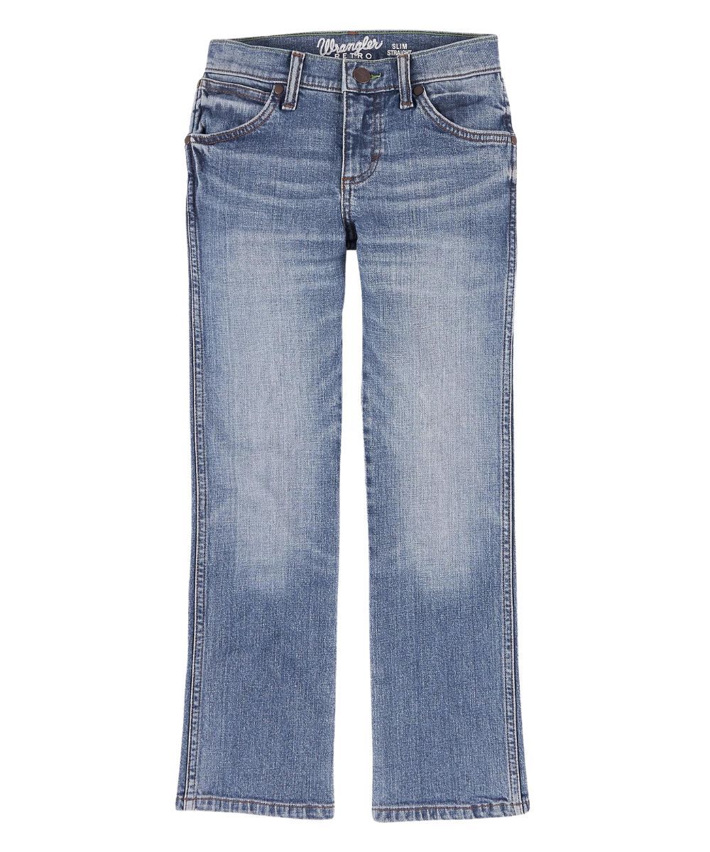 Wrangler - Jean Retro Slim Recto para Niño - 112314626