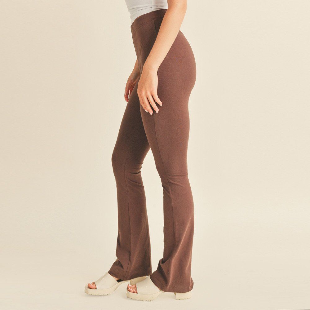 Ambiance - Women's Pull On High Waist Flare Pants - 73625