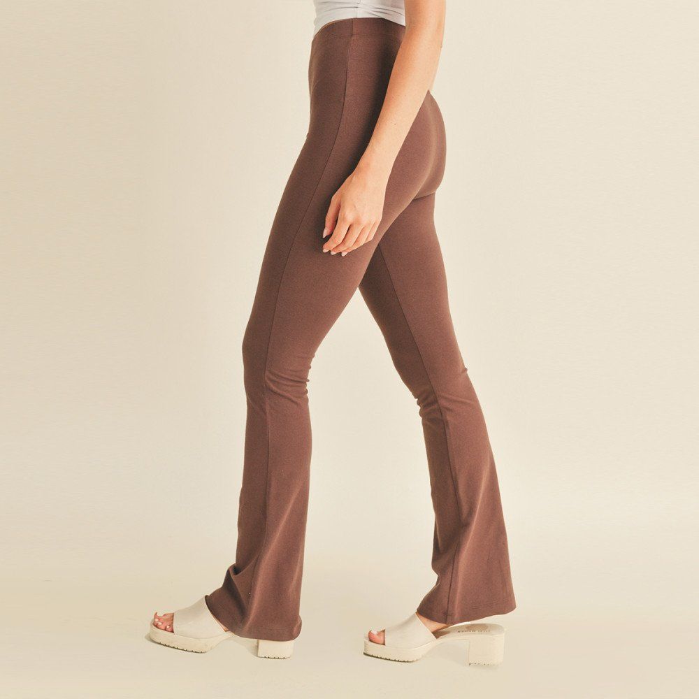 Ambiance - Women's Pull On High Waist Flare Pants - 73625