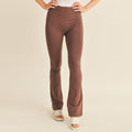 Ambiance - Women's Pull On High Waist Flare Pants - 73625